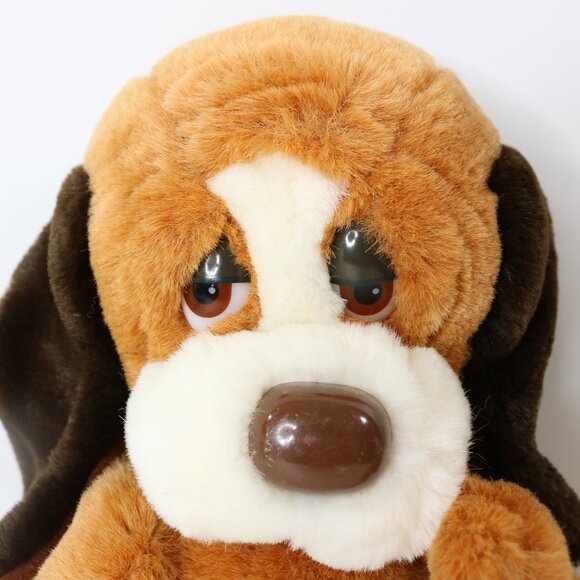 Russ Baxter Bashful Basset Hound Puppy Dog Puppet Plush Toy Vintage - Picture 2 of 10
